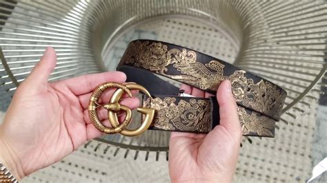 gucci camicia serpente|Gucci GG Marmont Men's Leather Belt w/Serpent: Overview & try .